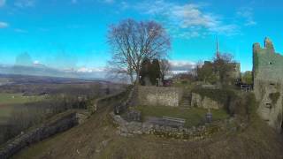 Flug über die Küssaburg