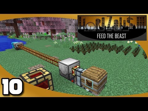 FTB Horizons 3 - Ep. 10: Elevator & Tree Farm