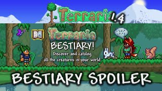 Official Terraria 1.4 Spoiler - Bestiary & Zoologist NPC