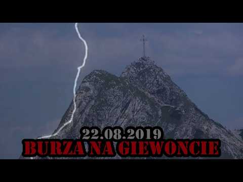 Incydent na Giewoncie czyli setki osób na szczycie podczas burzy. 22.08.2019