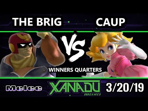 S@X 294 SSBM - The Brig (Captain Falcon) Vs. CAUP (Peach) - Smash Melee Winners Quarters