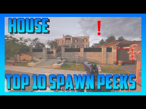 REWORKED HOUSE - TOP 10 SPAWN PEEKS. STEEL WAVE. RAINBOW SIX SIEGE.