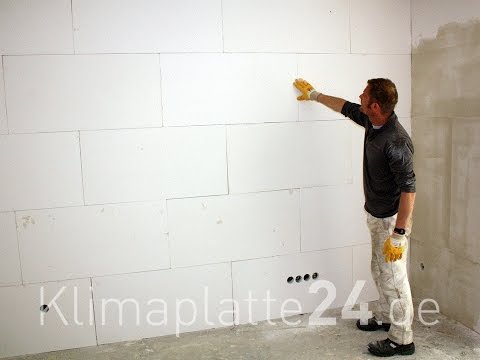 Calciumsilikatplatten richtig verarbeiten - Klimaplatten in nur 5 Schritten verlegen - ohne Ton
