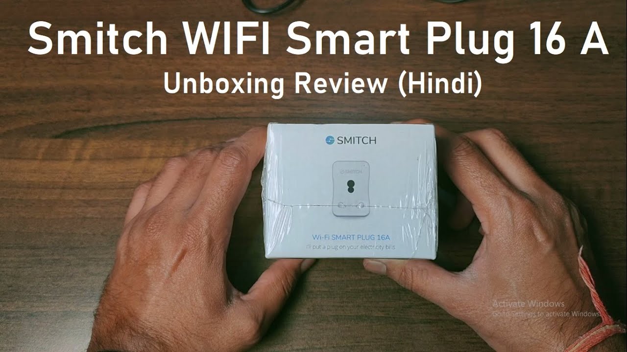 Smitch wifi smart plug 16 ampere (White) Model SP1602 unboxing review
