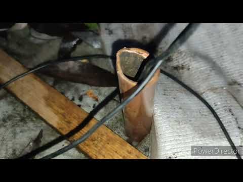 Początek zimowego monitoringu/ pierwszy pomiar temperatury wewnątrz wermikompostownika