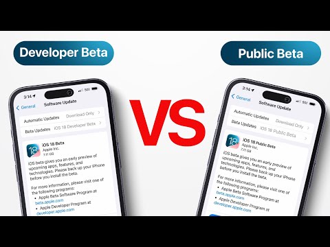 iOS 18 Dev Beta VS iOS 18 Public Beta - What’s The Difference￼ ?