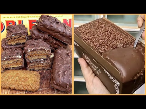So Yummy Desserts Chocolate Ice Cream | Yummy And Satisfying Dessert | Satisfying Chocolate Cake
