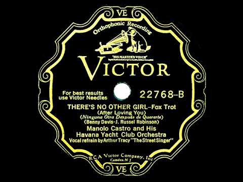1931 Arthur Tracy debut: There’s No Other Girl (After Loving You) - Manolo Castro Orch.