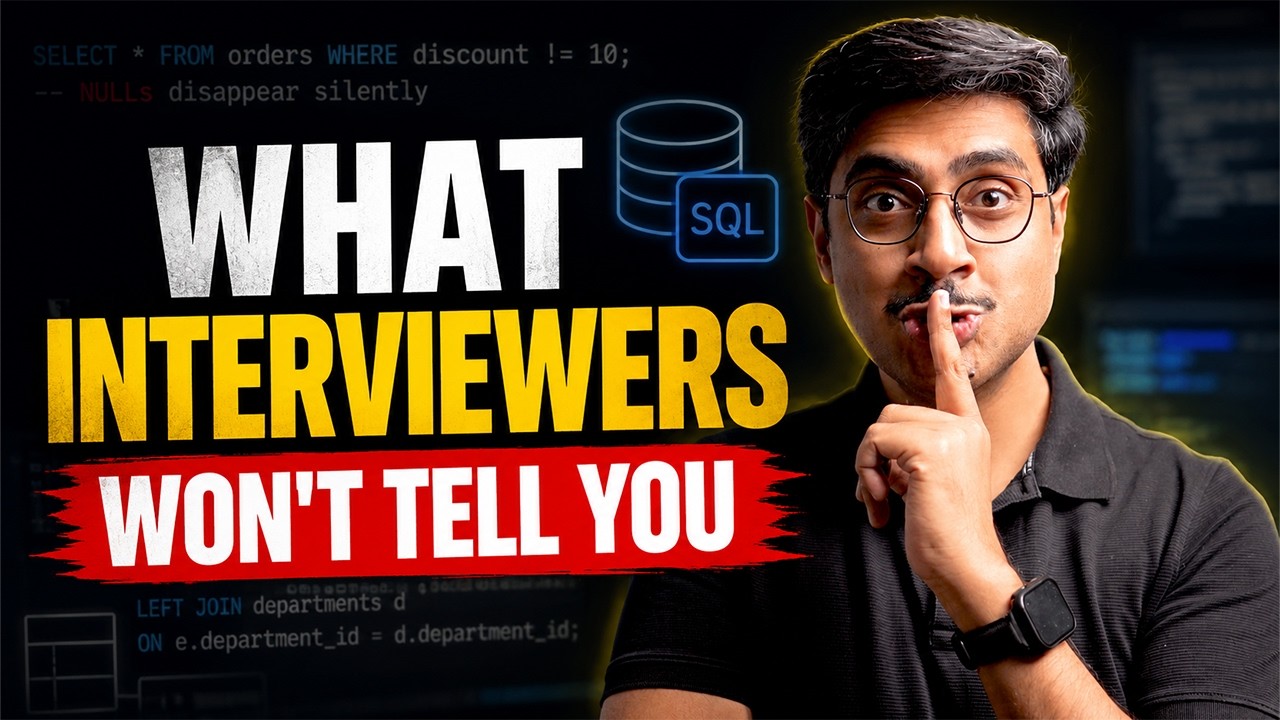 SQL Interview Questions and Answers: 10 Deadly Traps Most Candidates FAIL