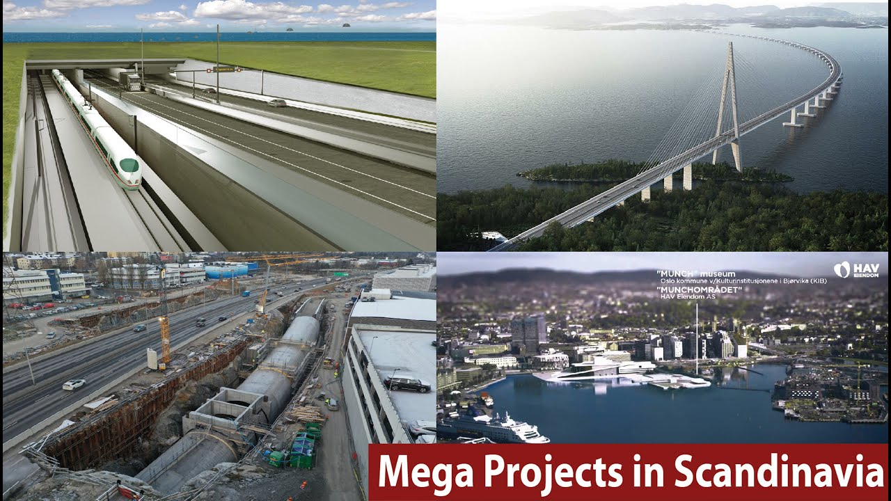 SCANDINAVIA FUTURE BIGGEST PROJECTS 2025-2040 I mega projects in Scandinavia