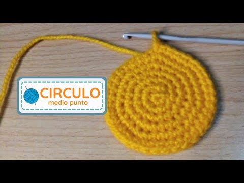 Cómo tejer Círculo con Medio Punto a crochet