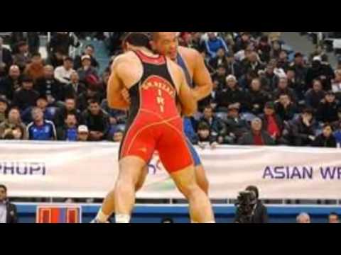 Ghasem Gholamreza Rezaei wins gold in men's 96kg Greco-Roman wrestling