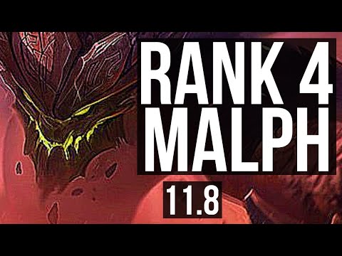 MALPHITE vs SYLAS (TOP) | Rank 4 Malph, 4/1/7 | TR Grandmaster | v11.8