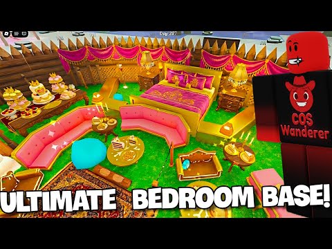 I Built a LUXURY Royal Bedroom in 99 Nights in a Forest!