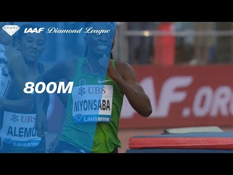 Francine Niyonsaba 1.57.80 Wins Women's 800m - IAAF Diamond League Lausanne 2018