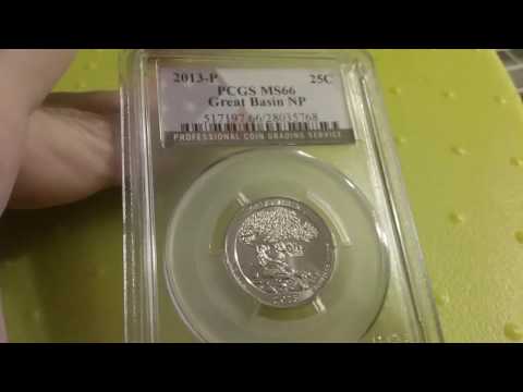 2013-P PCGS MS66 Great basin quarter dollar