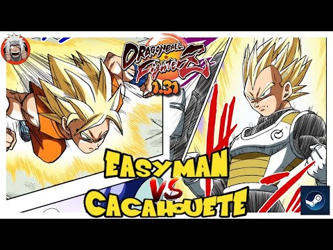 DBFZ Easyman vs Cacahouete (GokuSSJ, Gohan, Vegeta) Vs (GokuSSB, Bardock, GokuSSJ) Ver1.31