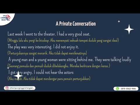NEW CONCEPT CHAPTER #1 A PRIVATE CONVERSATION
