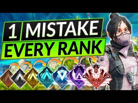 1 BRUTAL Mistake For EVERY RANK in Apex Legends - PRO Tips to RANK UP - Advanced Guide