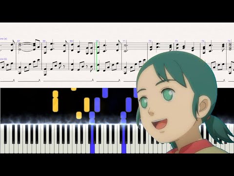 Kemono No Souja Erin OP - Shizuku (Piano Tutorial)