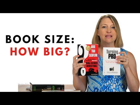 Wie groß wird mein Buch sein? (Beinhaltet Beispiele für Buchgrößen)