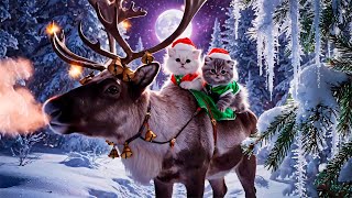 Download lagu Jingle Bells with Adorable Kittens! 🎄 A Festive  mp3