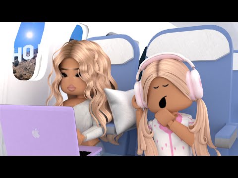 FAMILY VACATION TO HOLLYWOOD! *VISITING THE WICKED MOVIE SET!* Roblox Bloxburg Voiced RP Roleplay