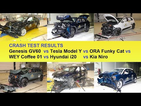 6 Asian Vehicles Do Well in Safety Crash Testing at EURO NACP. Tesla Model Y does the best.