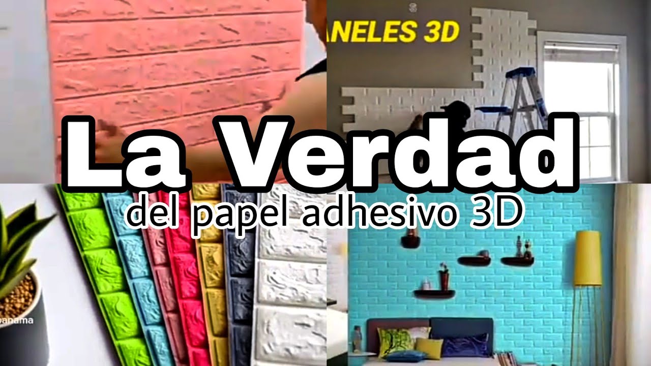 Watch PAPEL ADHESIVO 3D//PANELES PARA PARED//esto no te dijeron Now PAPEL ADHESIVO 3D//PANELES PARA PARED//esto no te dijeron