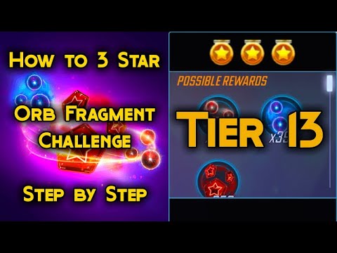 How to 3 Star: Orb Fragment Challenge - Tier 13 | Easy Mode | Marvel Strike Force | MSF
