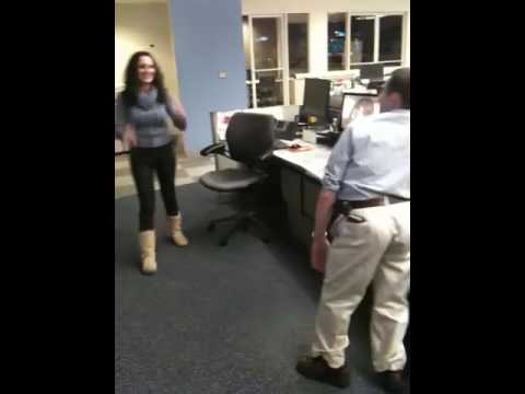 Christian rocks Monica in pushup contest