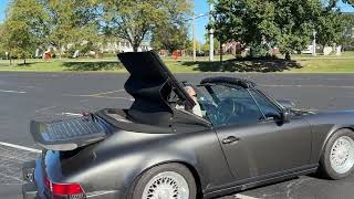 1989 Porsche 911 Carrera cabriolet Walk Around-3