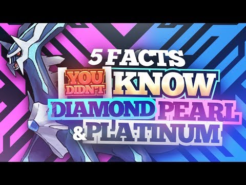 5 Facts You Didn't Know About Pokemon Diamond, Pearl, and Platinum