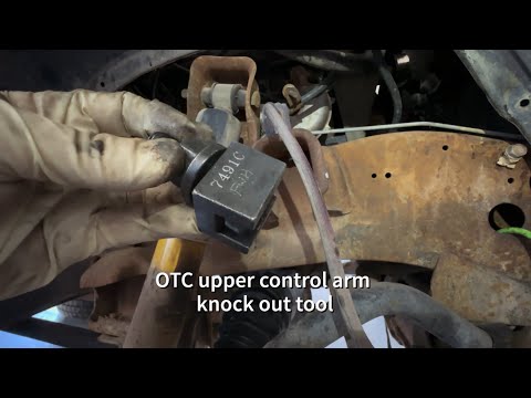 ￼ OTC Upper Control Arm Knockout Tool.. How to use it