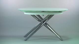 Astro Modern White Dining Table