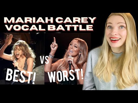 Vocal Coach Reacts: MARIAH CAREY ‘Best Vs Worst Vocals’ Vocal Battle!