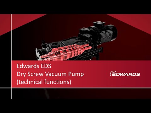 Edwards EDS dry screw vacuum pump - technical functions