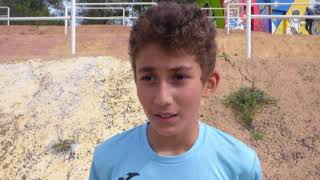 El pichichi del Alevín Josef, analiza el partido frente al Sporting Campello