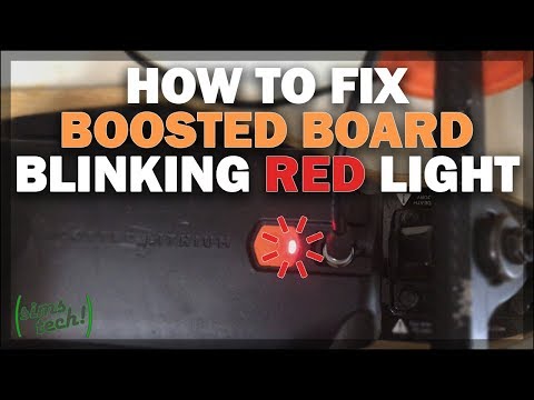 How to Fix the Boosted Board Blinking Red Light of Death