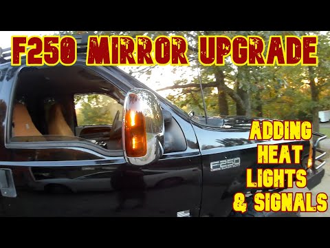 2000 Ford F250 - Adding Mirrors with Heat, Turn, & Parking Lights