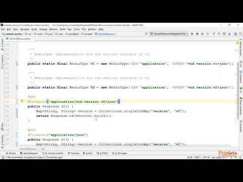 Building Web Services with Java EE 8 Intro to Content Types Content Negotiation|packtpub com