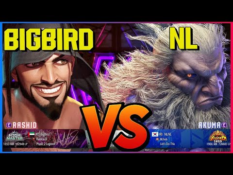 SF6 ▶ Big Bird (Rashid) Vs NL (Akuma) ▶ Street Fighter 6 High Level Gameplay