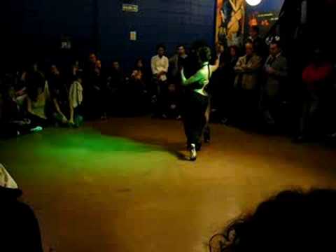  Carolina del Rivero  and  Donato Juarez  are  dancing  to  the  tango  "  Nada  "