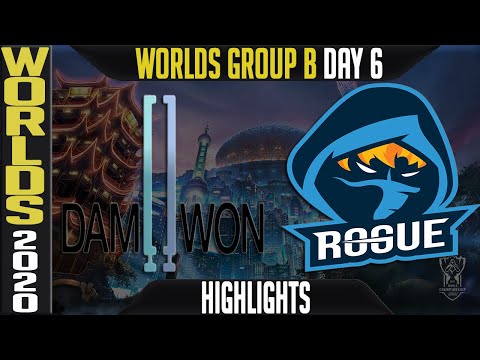 DWG vs RGE Highlights | Worlds 2020 Group B Day 6 - LoL World Championship | Damwon Gaming vs Rogue