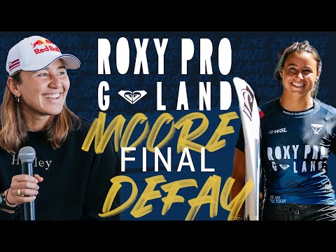 Carissa Moore vs Johanne Defay | Roxy Pro G-Land - Final Heat Replay