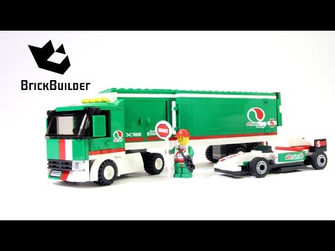 Vidéo LEGO City 60025 : Le camion du Grand Prix