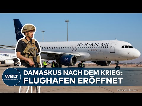 Video Thumbnail: SYRIEN: FLUGHAFEN DAMASKUS ERÖFFNET - Gesellschaftliche Spannungen bleiben auch nach dem Krieg
