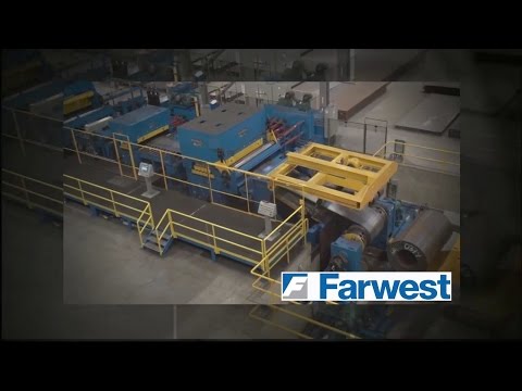 Bradbury Heavy Gauge eDrive Leveler Cut to length line