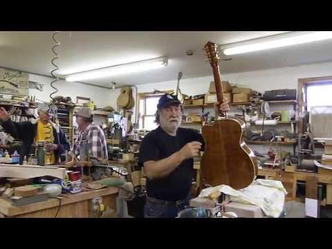 Henderson Guitar shop with Jayne Henderson and Wayne Henderson, luthiers