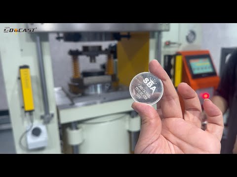 🔥 Gold Silver Coin Hydraulic Press | 100-1000 Ton Precision for LBMA Standards